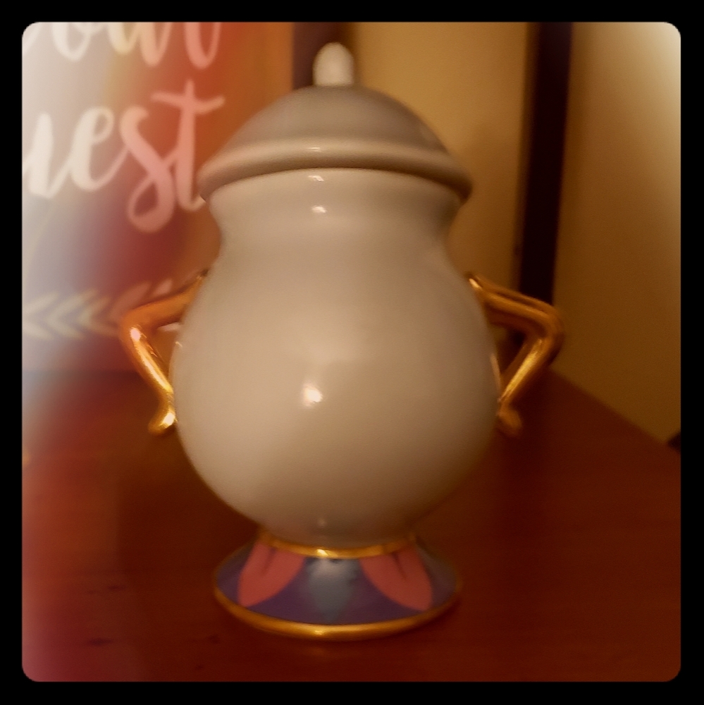 Beauty and the Beast sugar pot